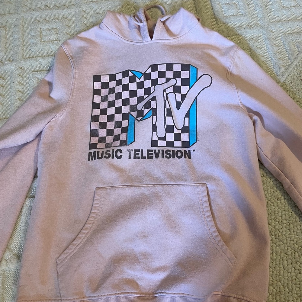 Light Pink MTV Hoodie - Size M
